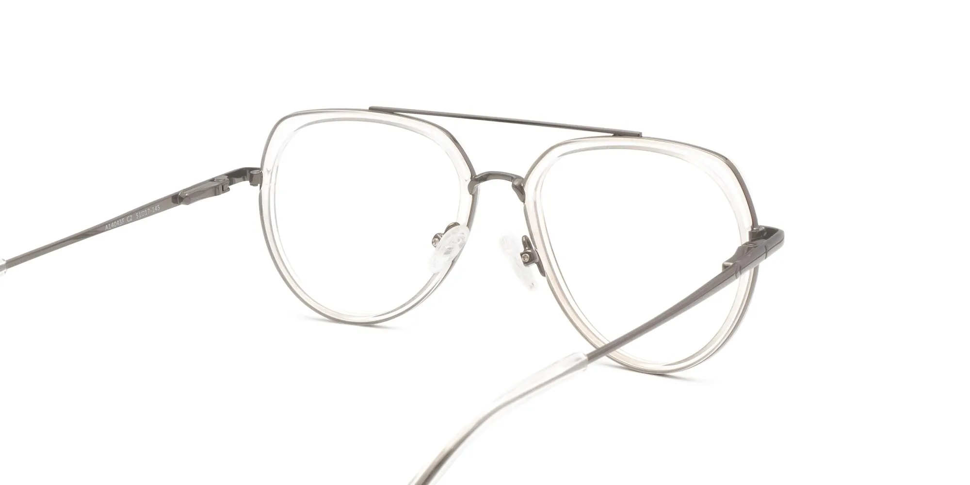 Double Bridge & Gunmetal Glasses-2