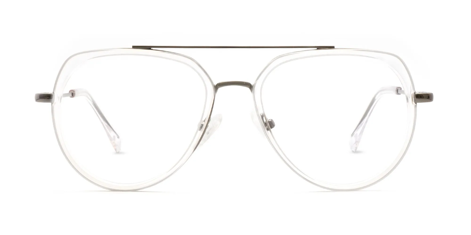 Double Bridge & Gunmetal Glasses-2