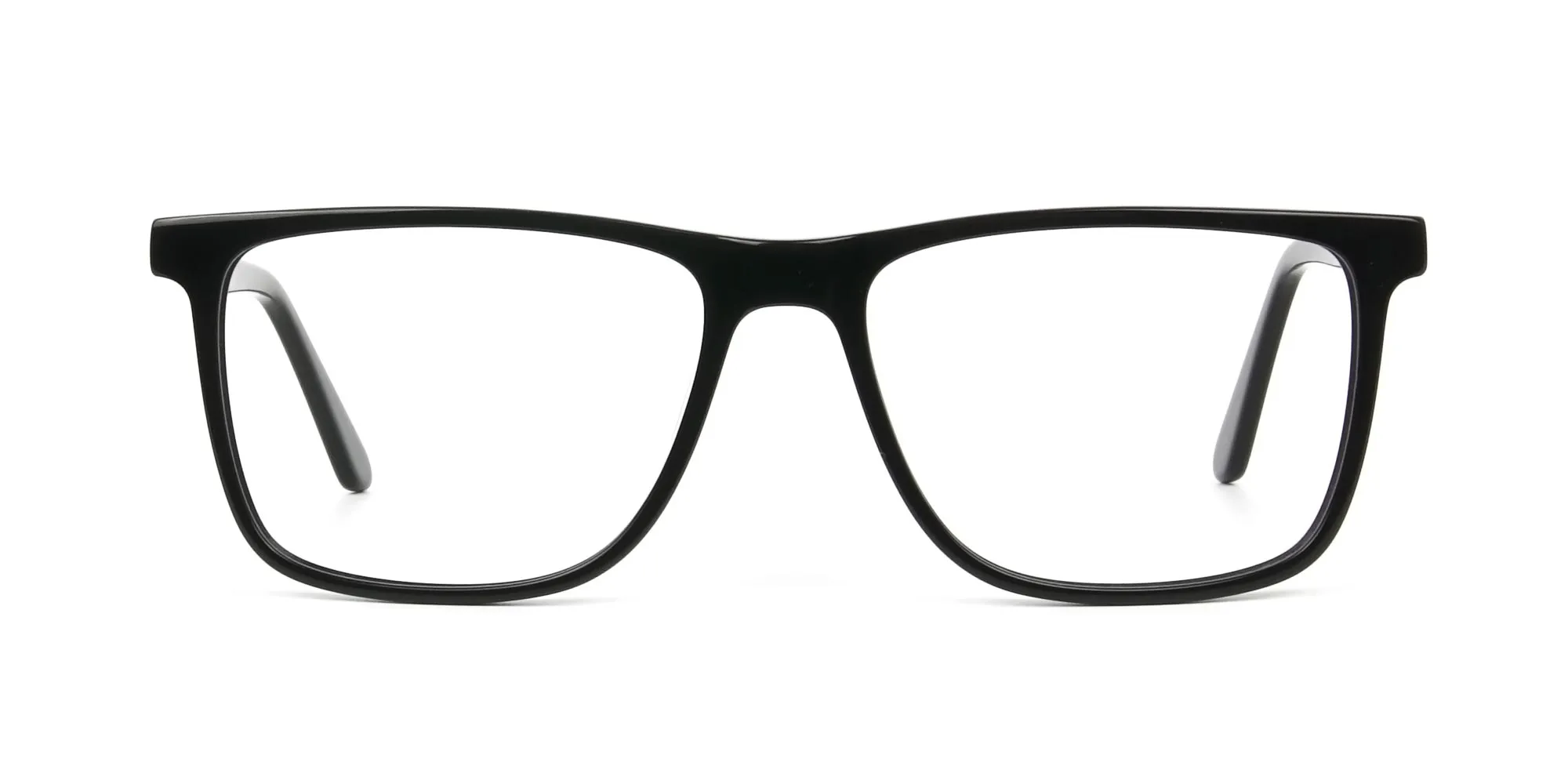 A96064F/1 - Black & Grey Rectangular Glasses in Acetate