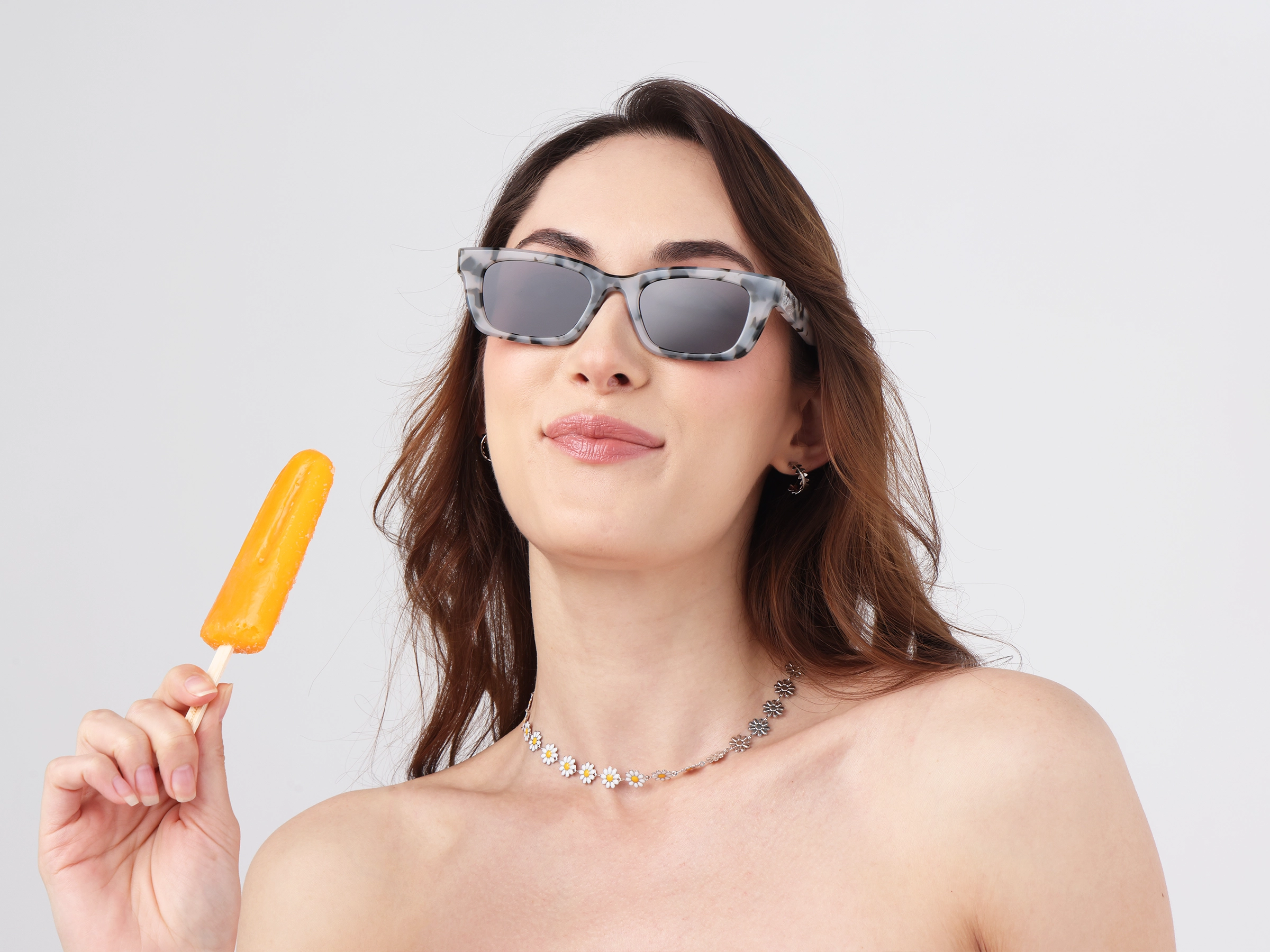 Grey Tortoise Acetate Full-Rim Rectangle Sunglasses-11