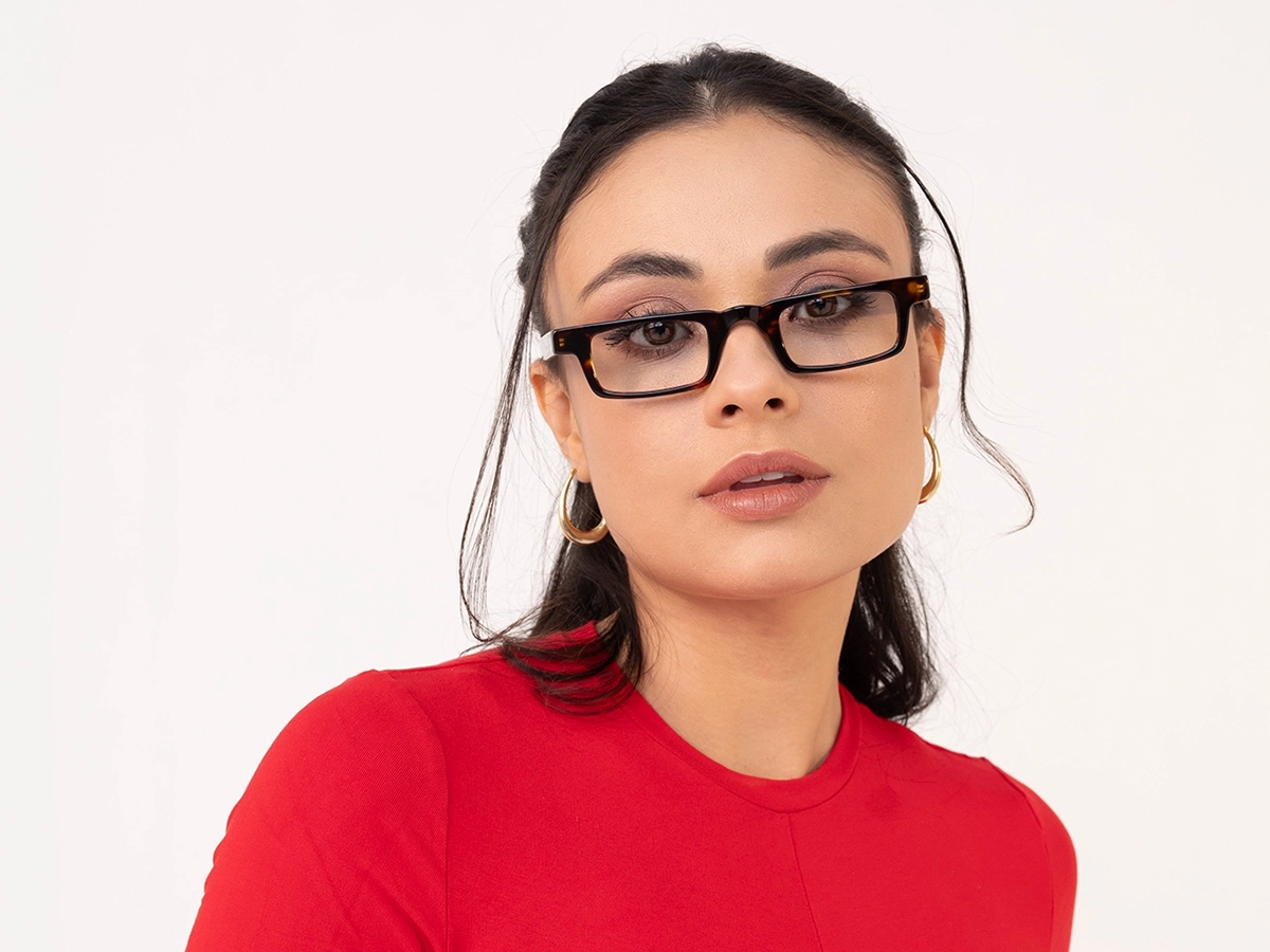 Havana Tortoise Eyeglasses With Spring Hinges 51