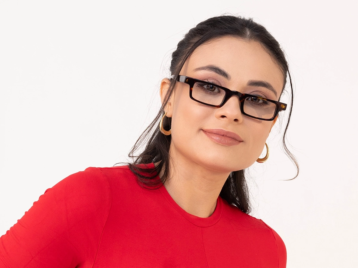 Havana Tortoise Eyeglasses With Spring Hinges 52