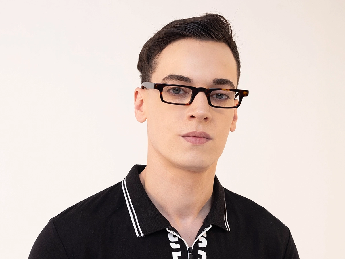 Havana Tortoise Eyeglasses With Spring Hinges 41