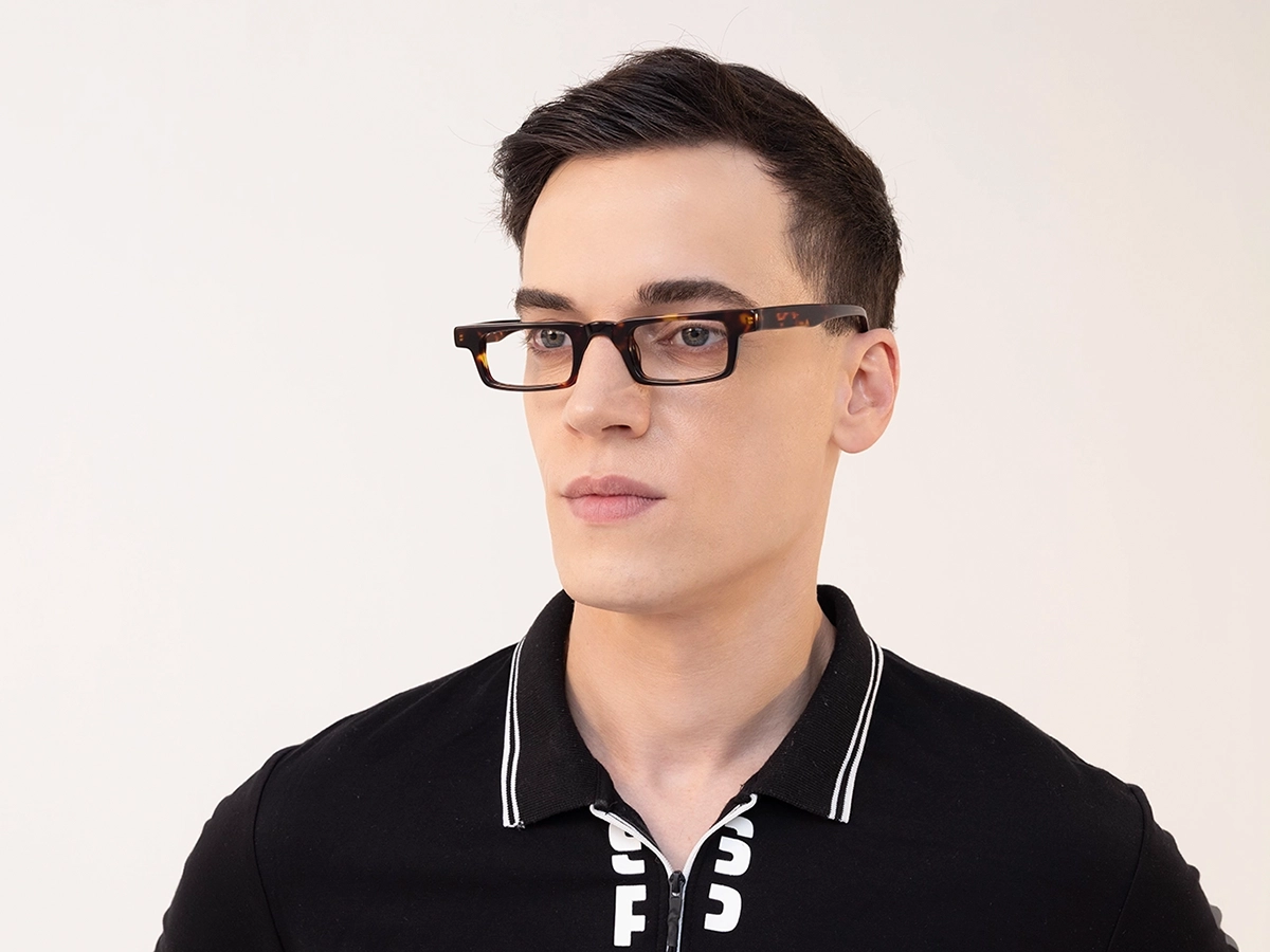 Havana Tortoise Eyeglasses With Spring Hinges 43