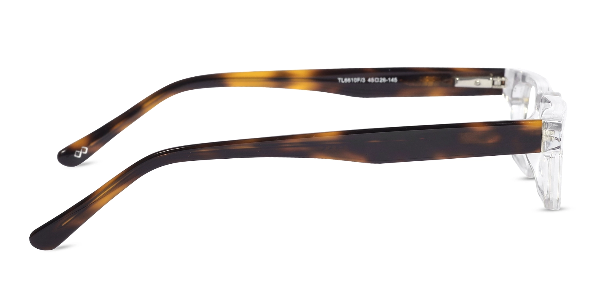 Clear Rectangle Spring Hinge Glasses 4