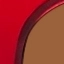Crystal Cherry Red & Brown swatch