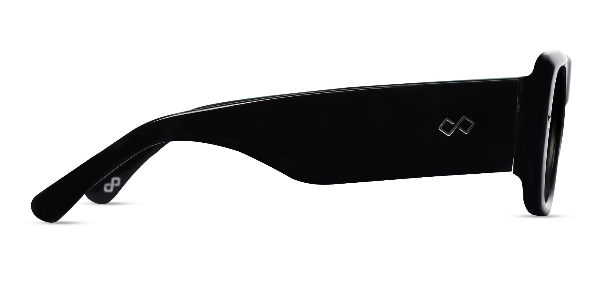 Black Frame Pilot Square Glasses