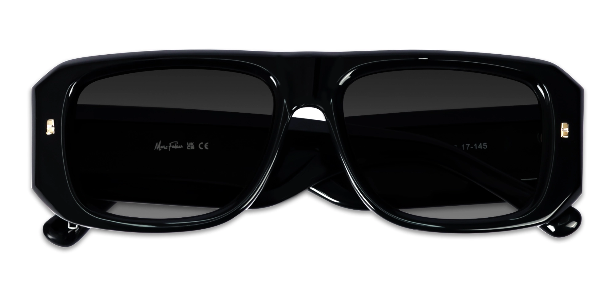 Black Frame With Dark Grey Gradient Sunglasses