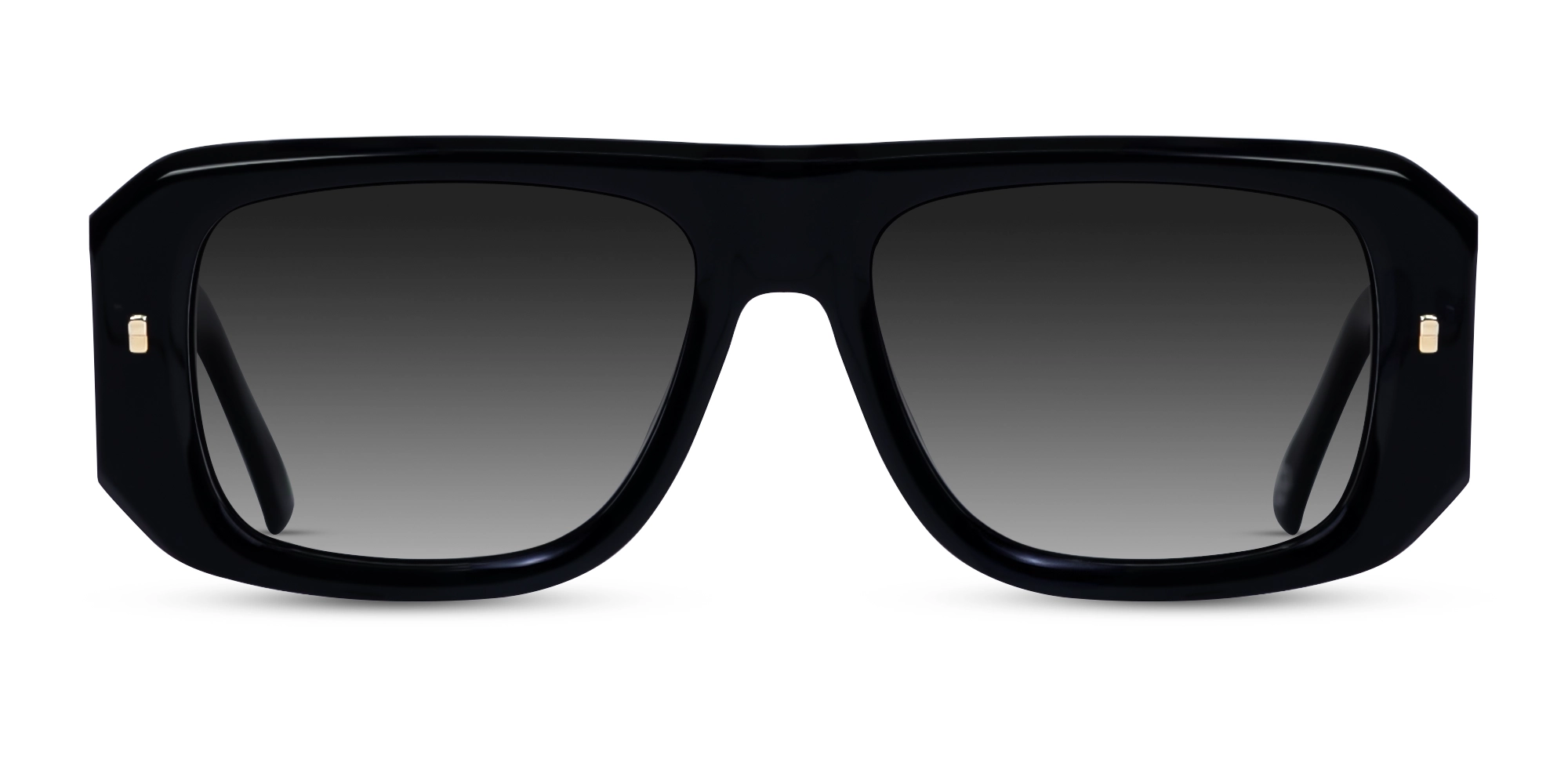 Black Frame With Dark Grey Gradient Sunglasses