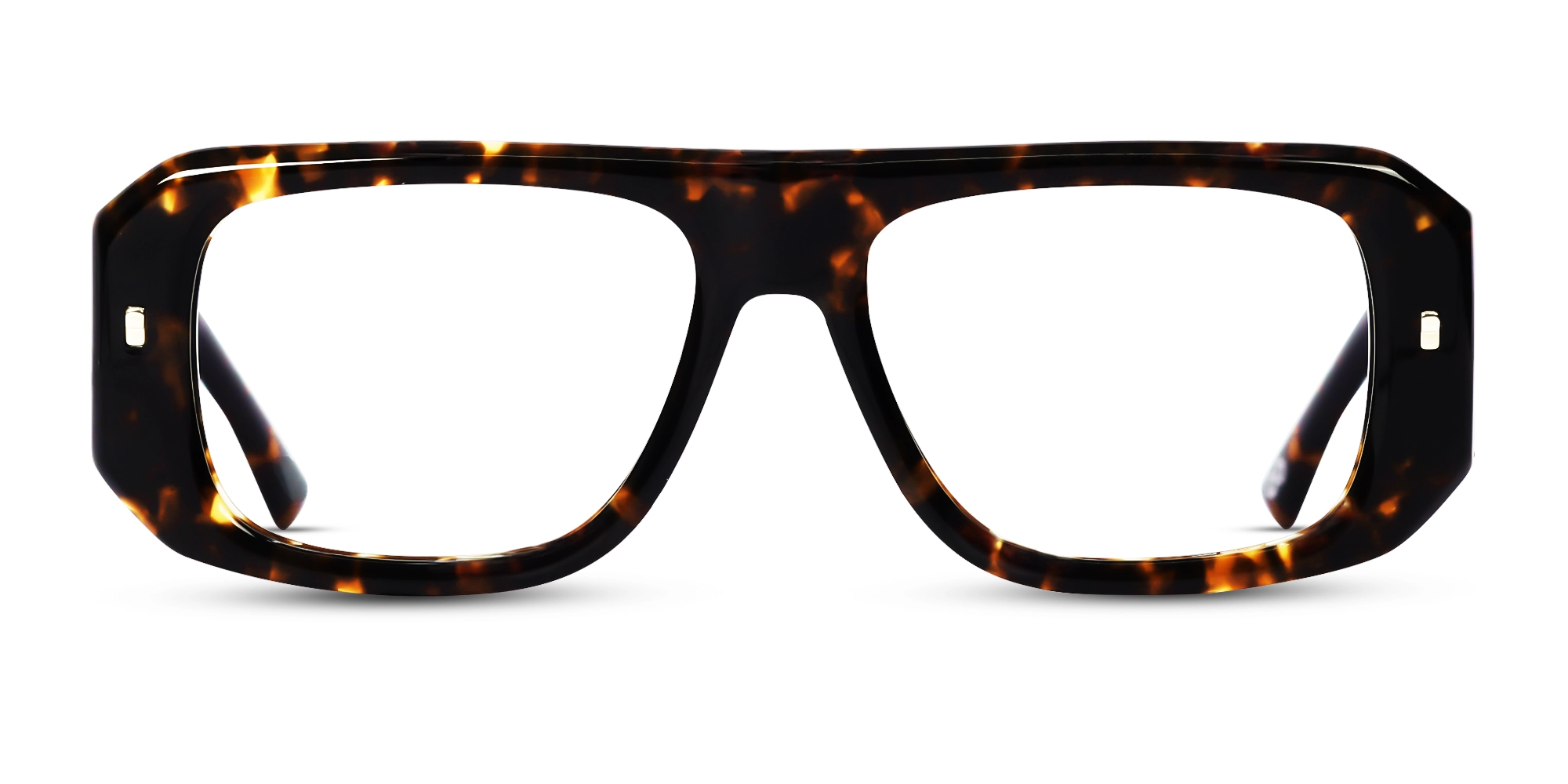 Tortoise Acetate Pilot Square Glasses