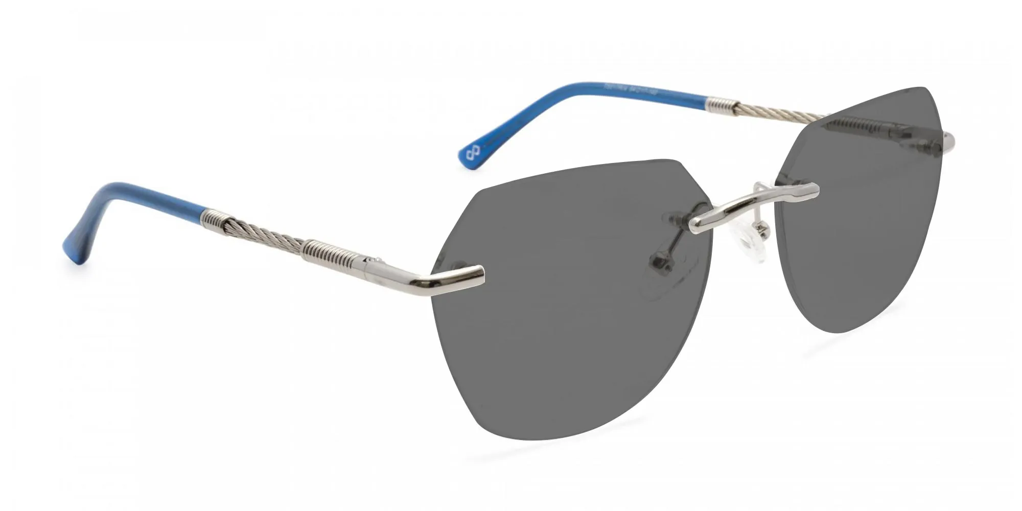 Rimless Prescription Sunglasses-2