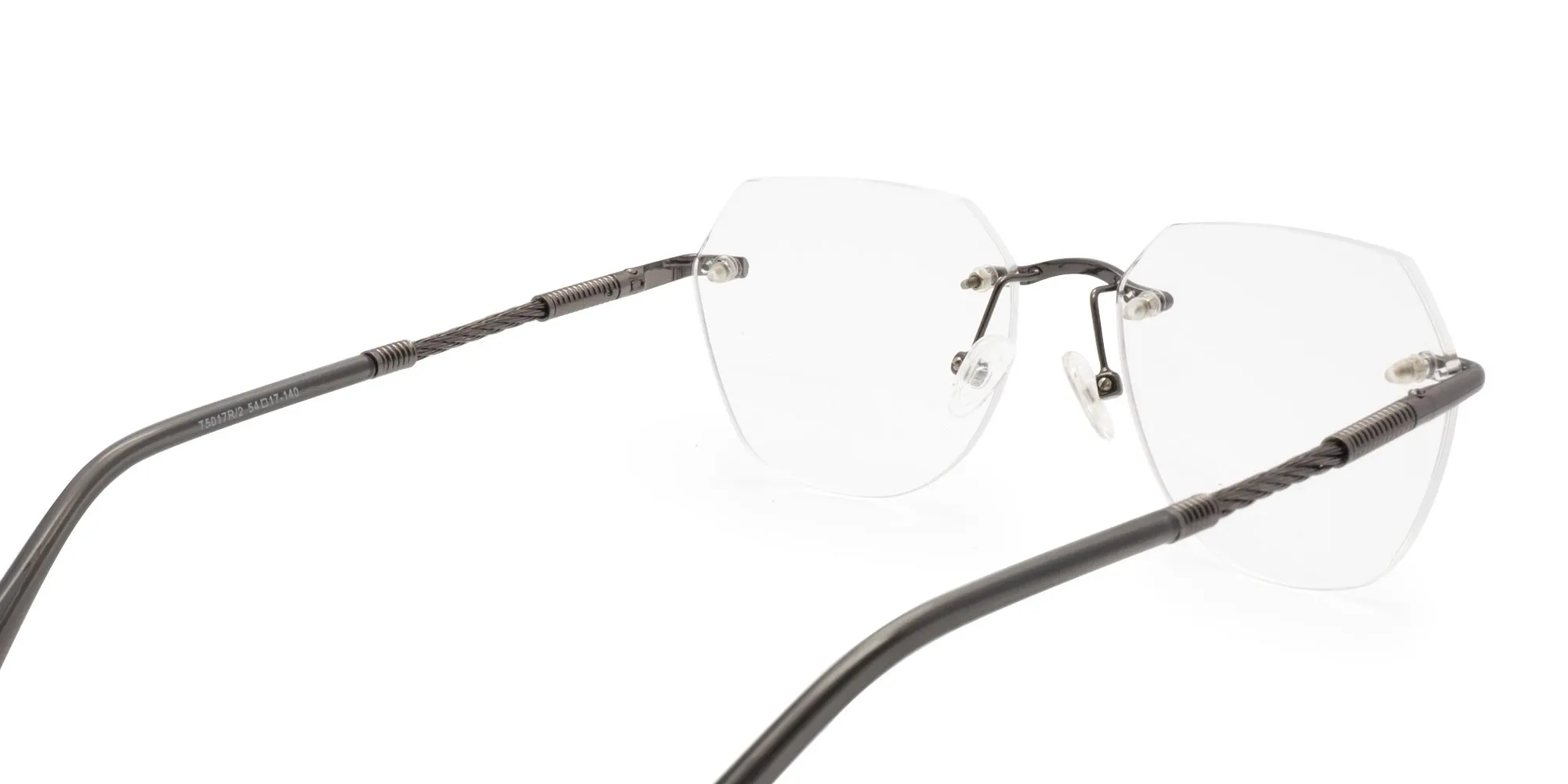 Hexagonal Rimless Glasses-2