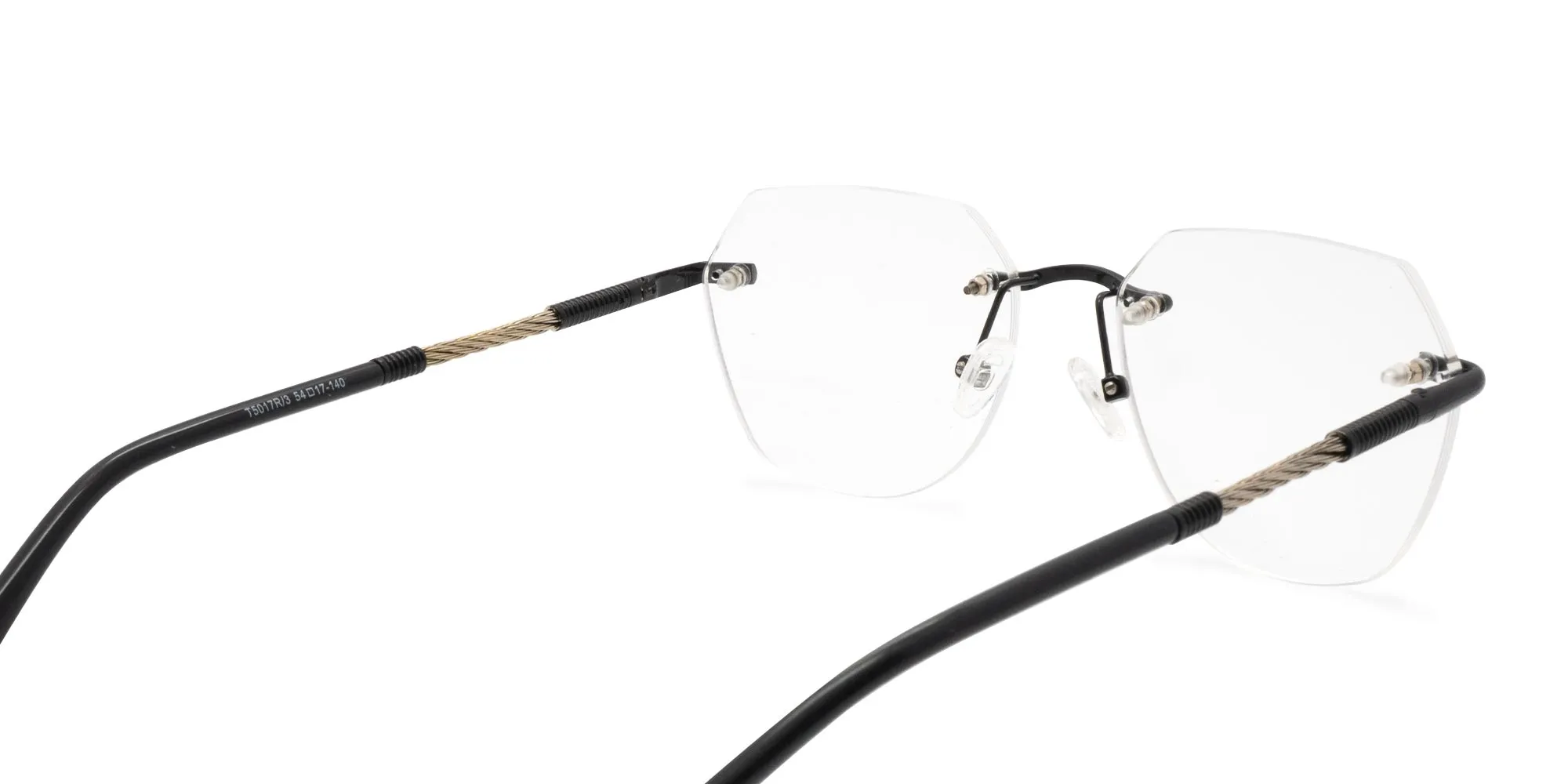 Rimless Hexagon Eyeglasses-2