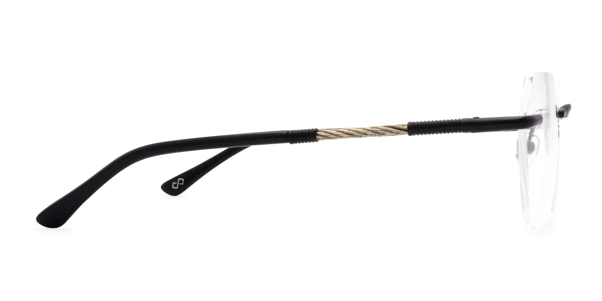 Rimless Hexagon Eyeglasses-2