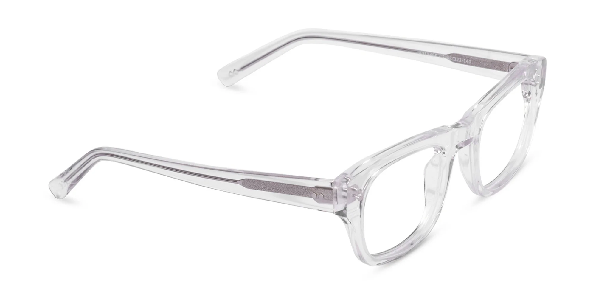 Clear Rectangle Eyeglasses-2