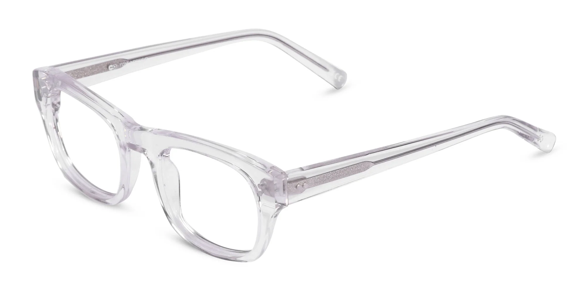 Clear Rectangle Eyeglasses-3