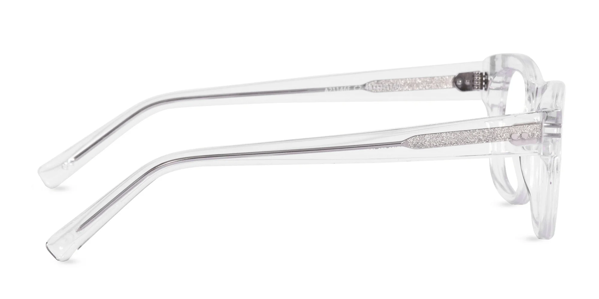 Clear Rectangle Eyeglasses-4