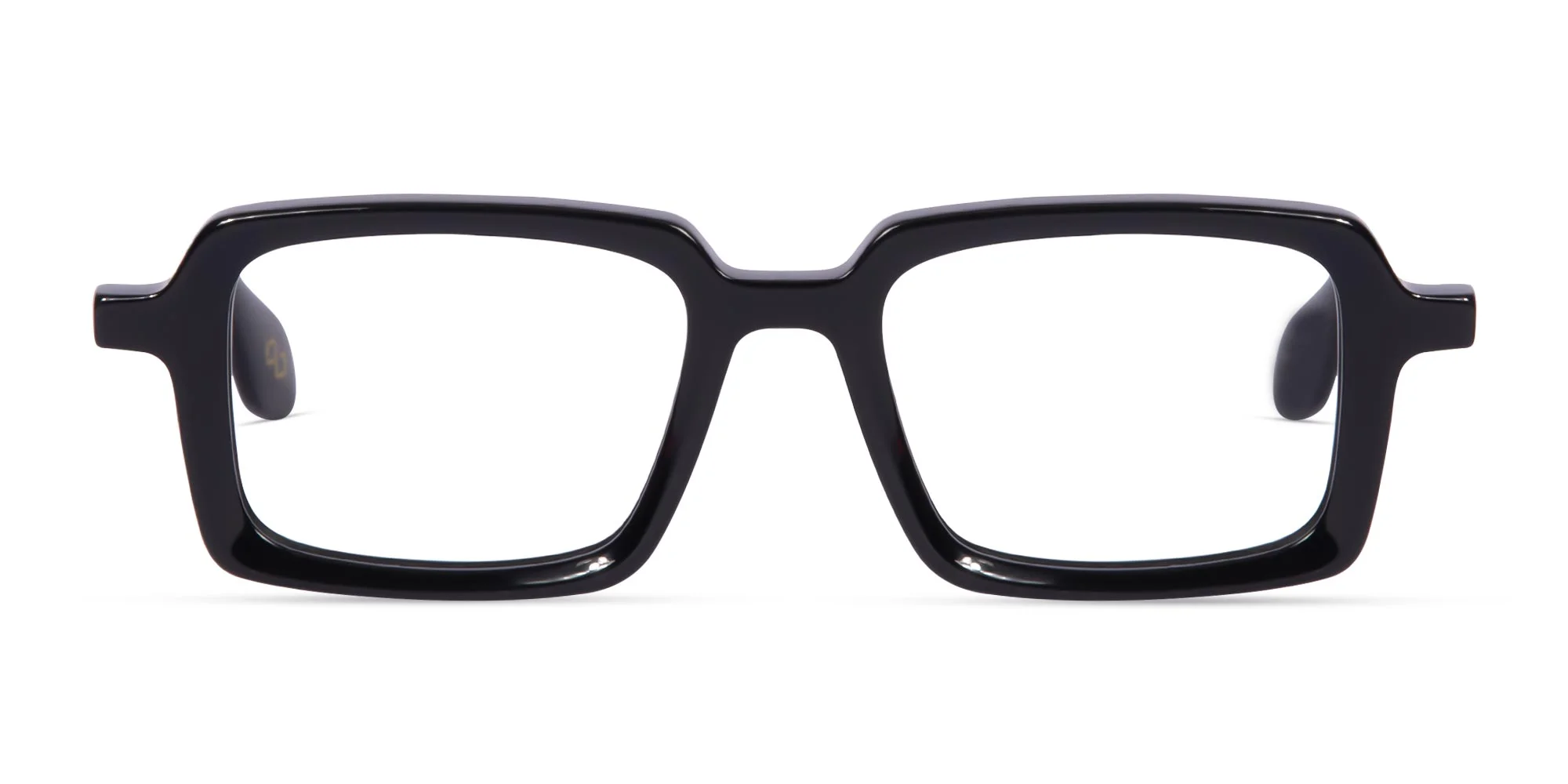 Black Rectangular Eyeglasses- 1