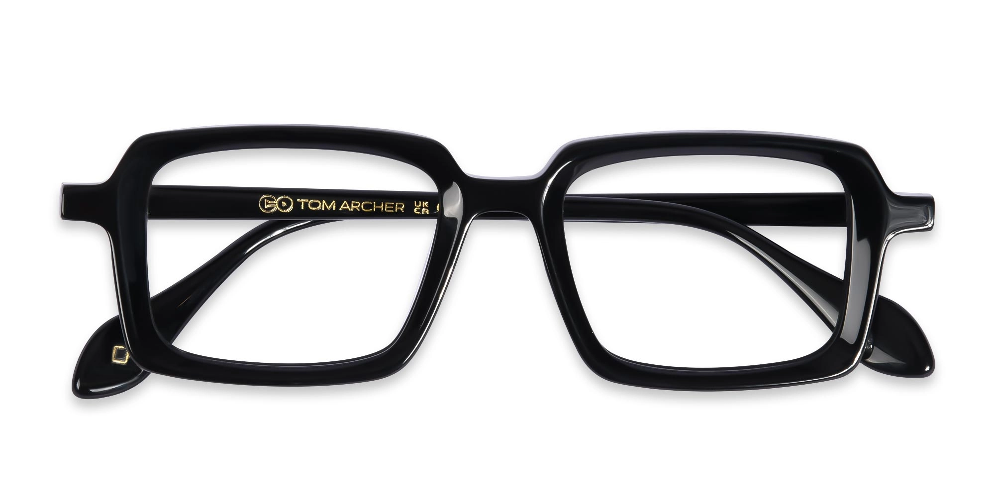 Black Rectangular Eyeglasses- 6
