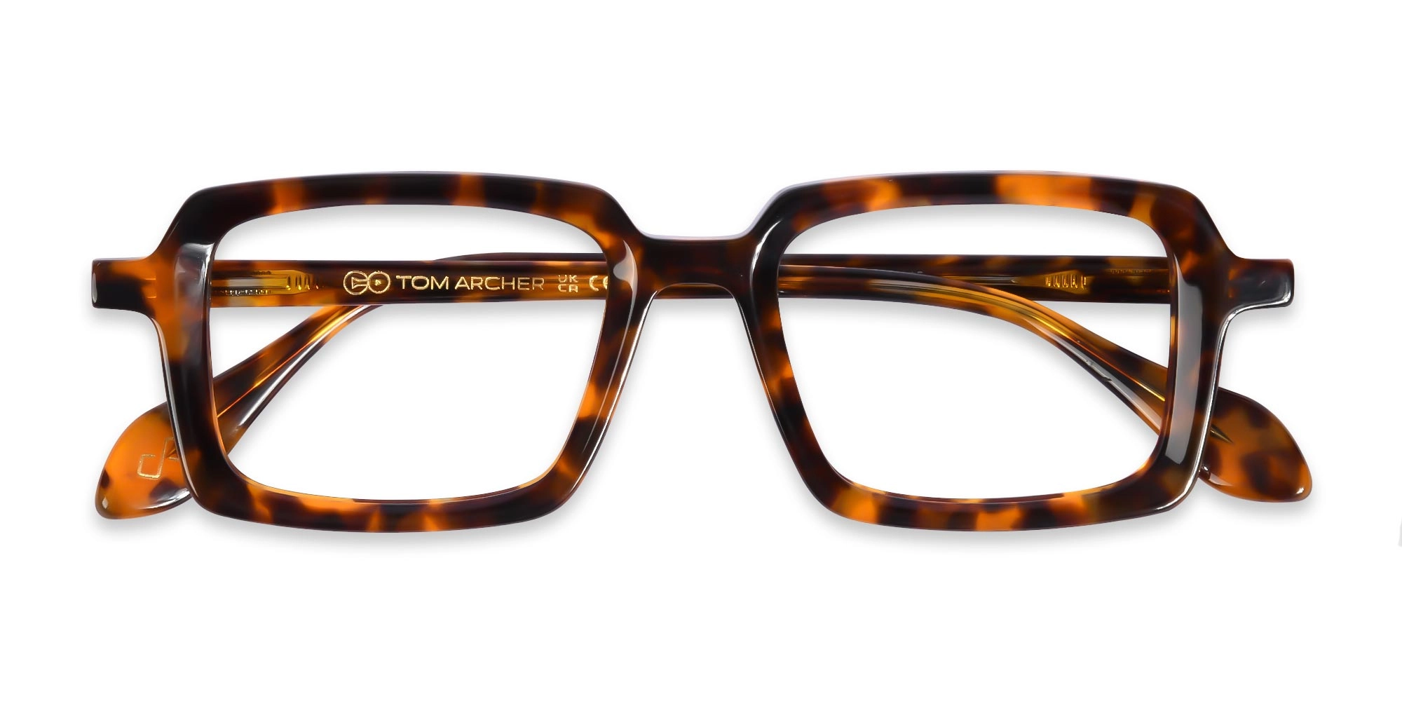 Tortoise Rectangle Eyeglasses- 6