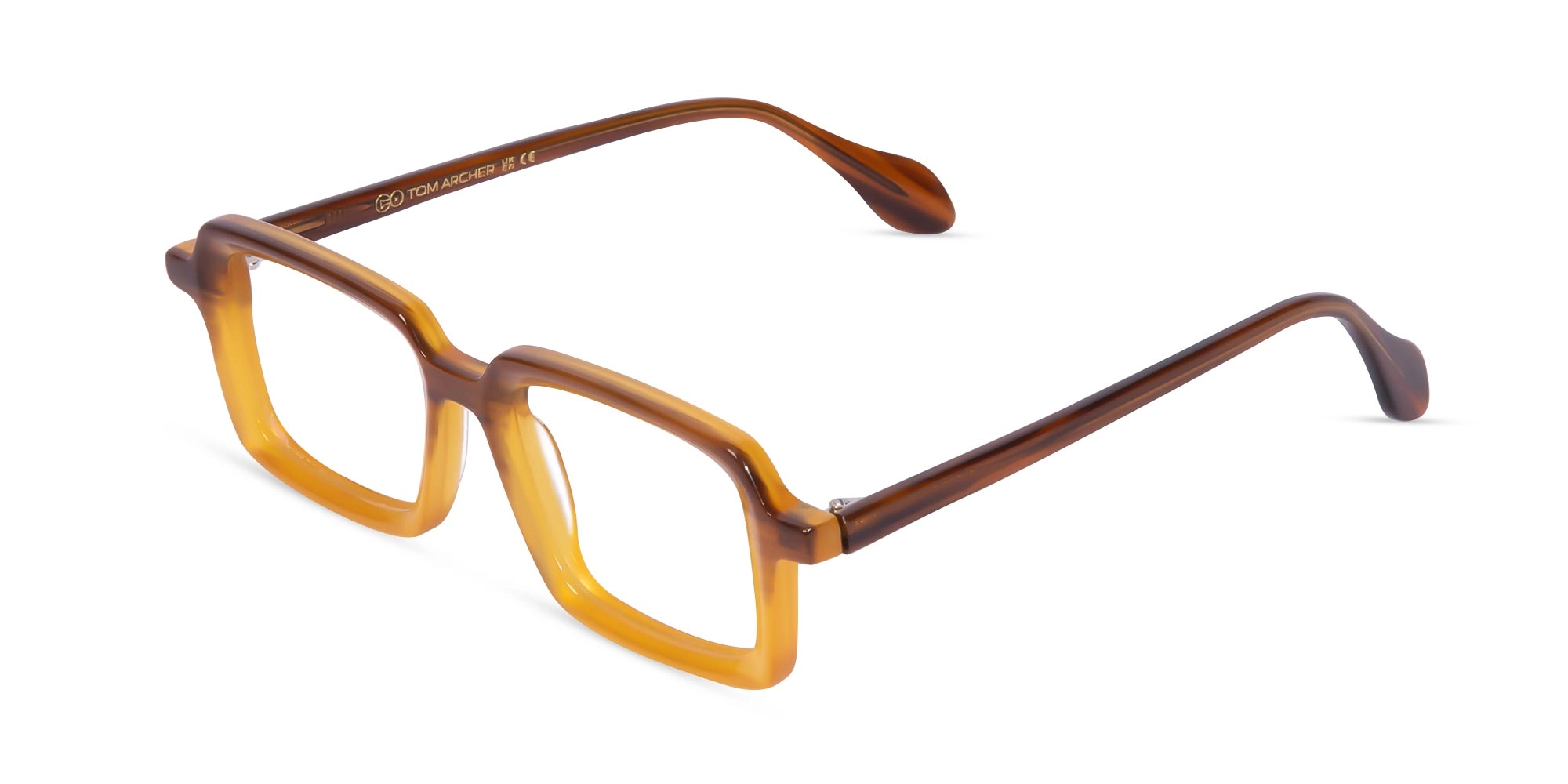 Rectangle Brown Glasses-3