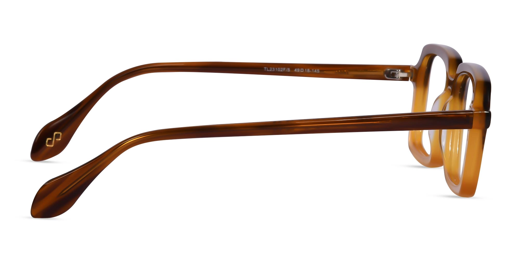 Rectangle Brown Glasses-4