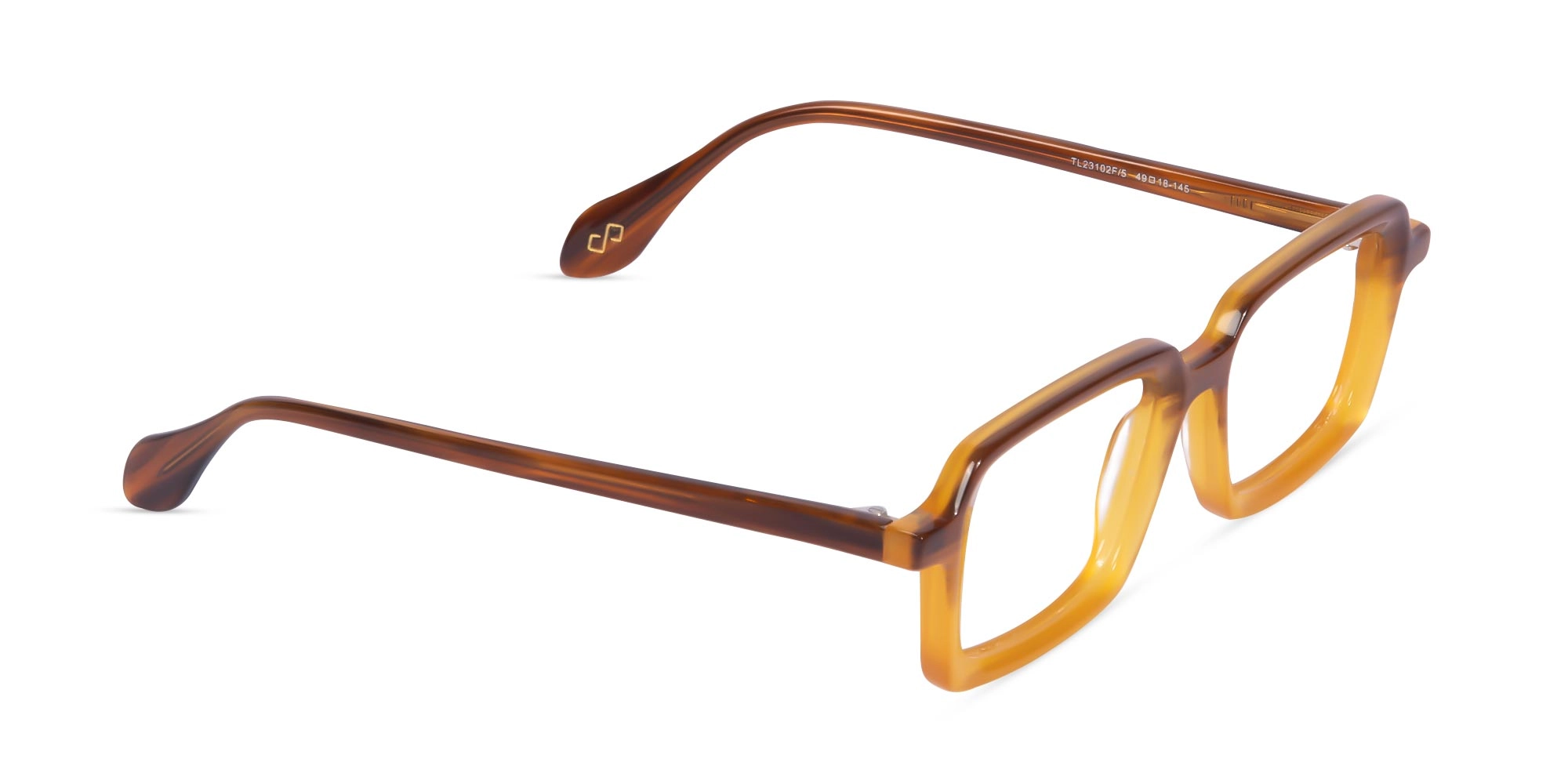 Rectangle Brown Glasses-2