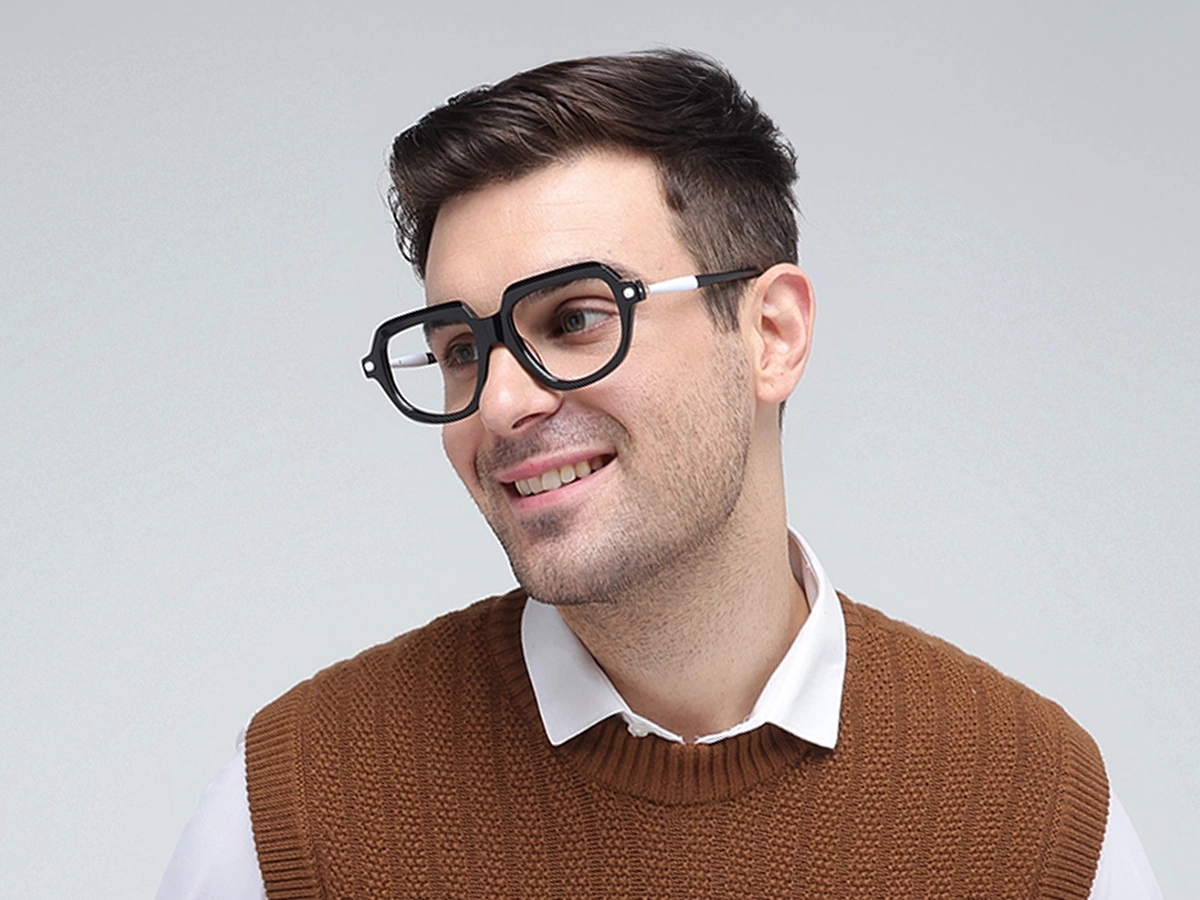 Black Oversized Glasses 42