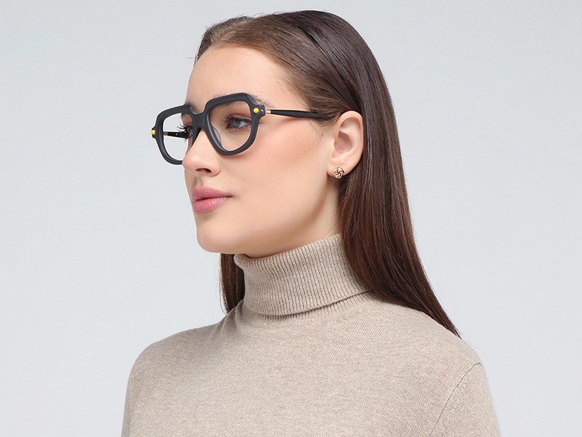 Oversized Geometric Glasses 52