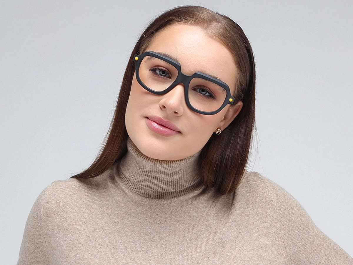 Oversized Geometric Glasses 51