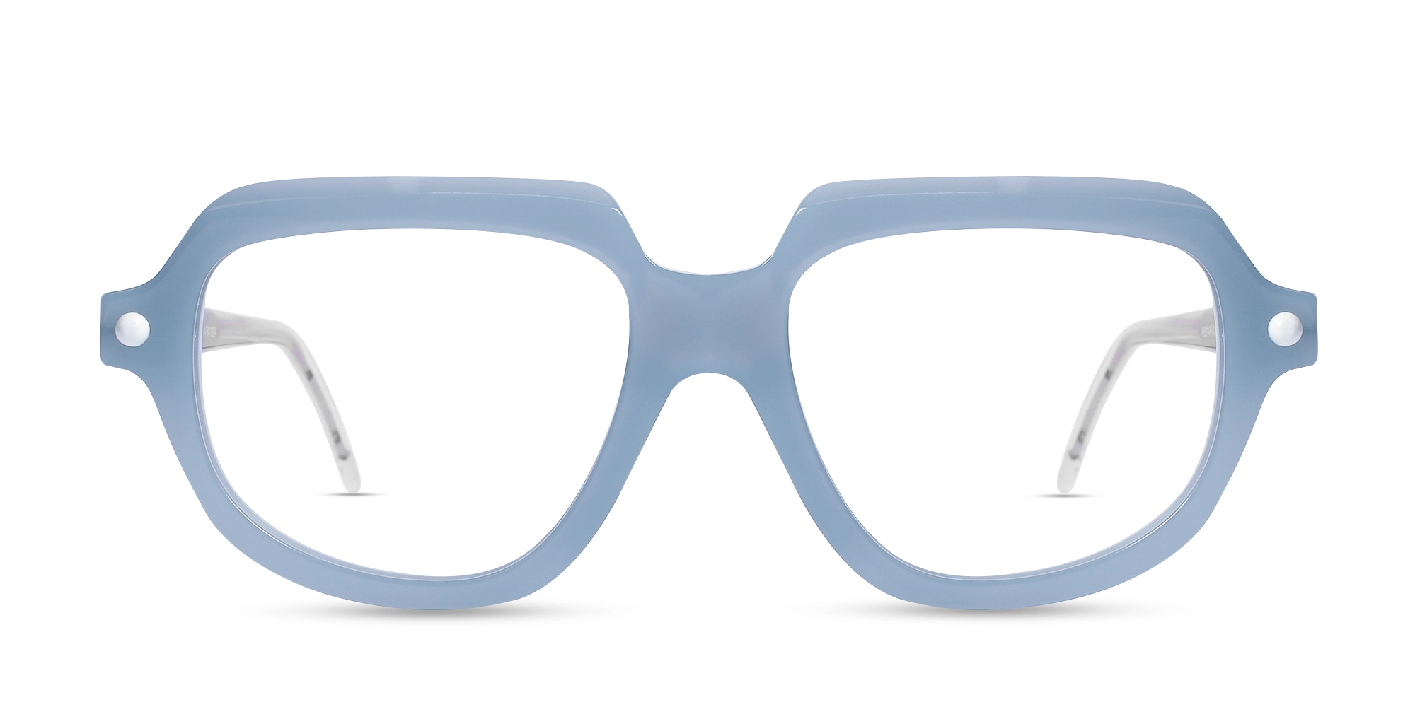 Blue Oversized Glasses 1