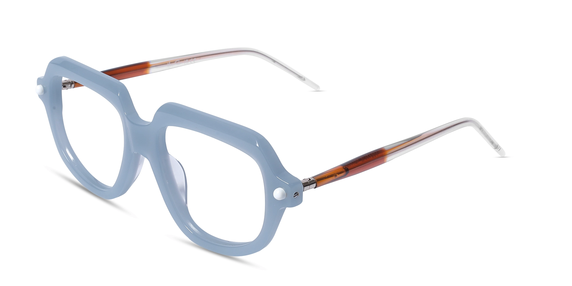 Blue Oversized Glasses 3