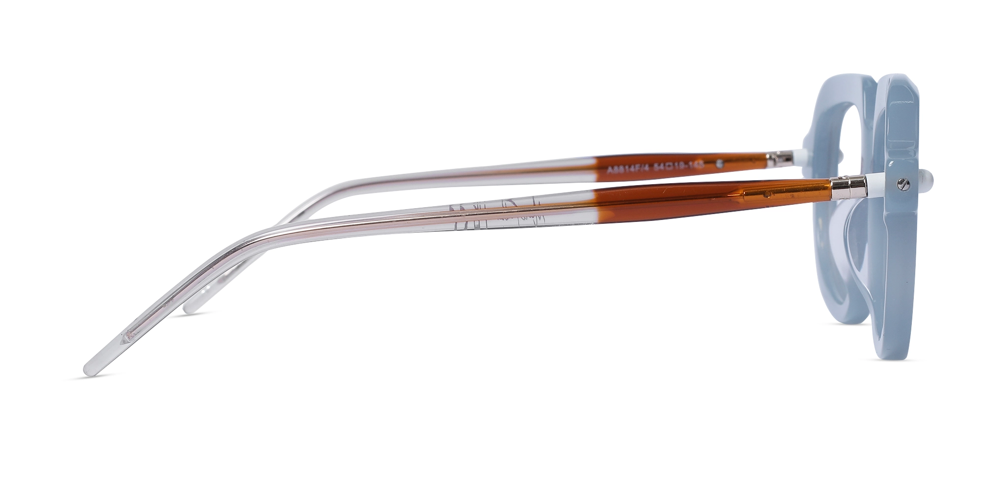 Blue Oversized Glasses 4