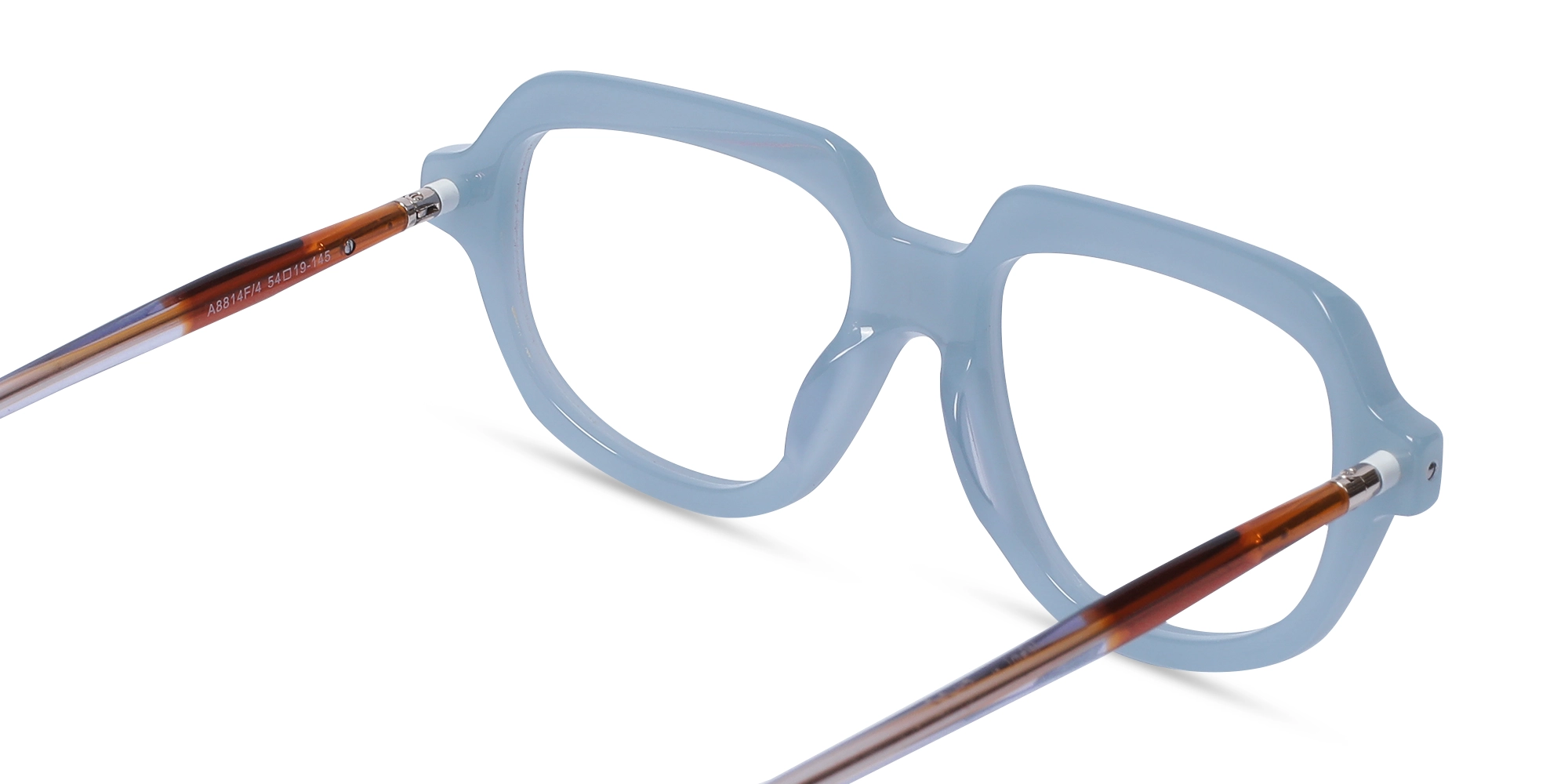 Blue Oversized Glasses 5