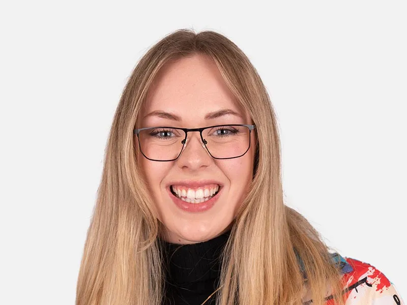 Black Thin Metal Frame Glasses-2