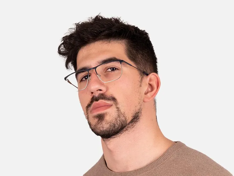 Full Rim Rectangle Eyeglasses-2