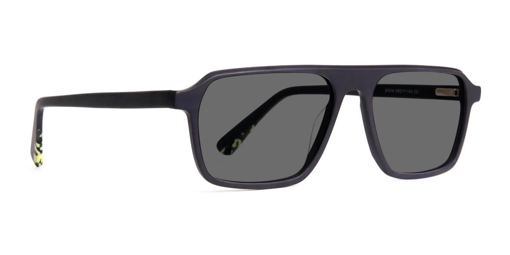 Black Flat Top Sunglasses-2
