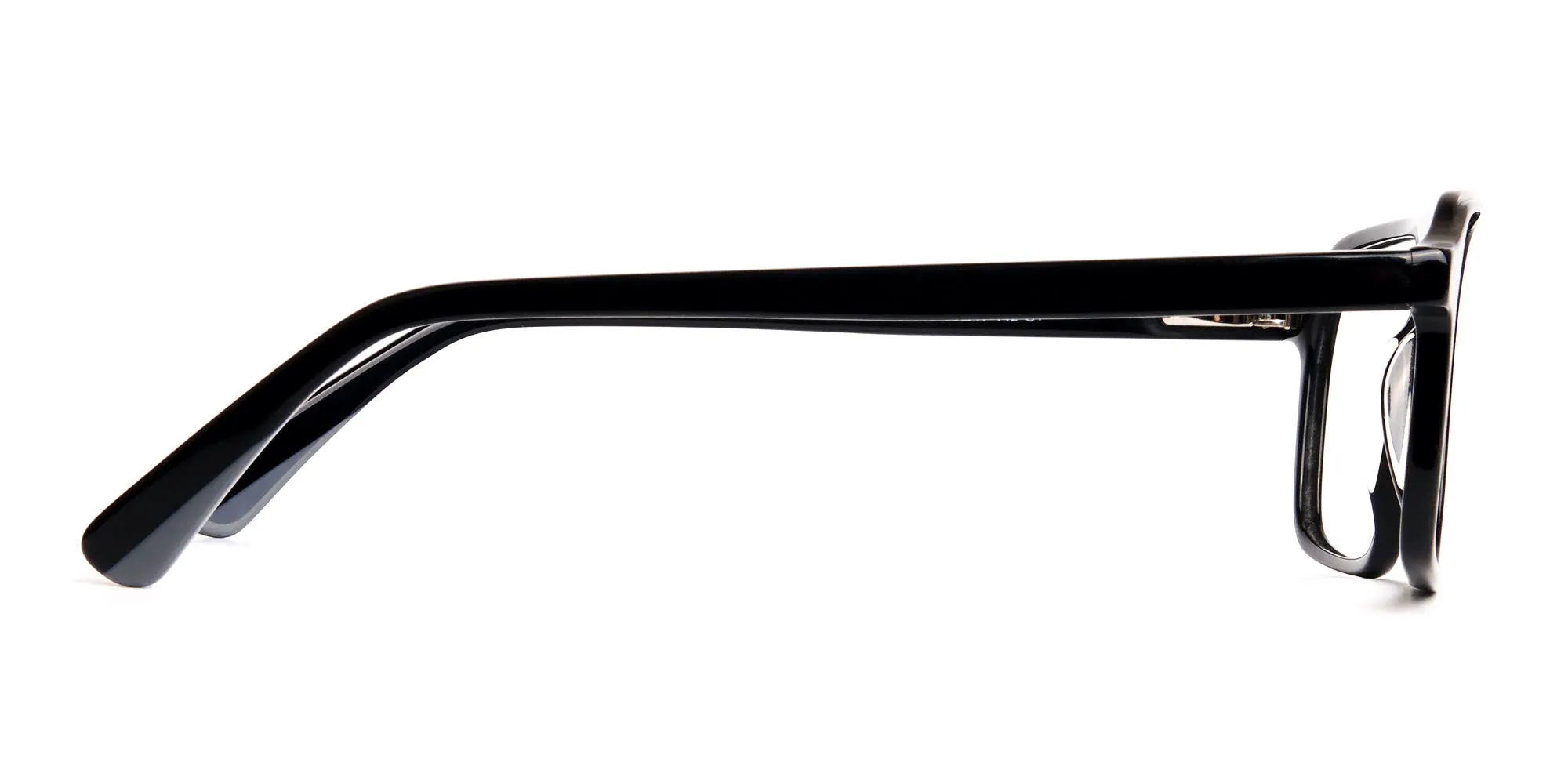 Dark Black Rectangular Full Rim Glasses frames-2