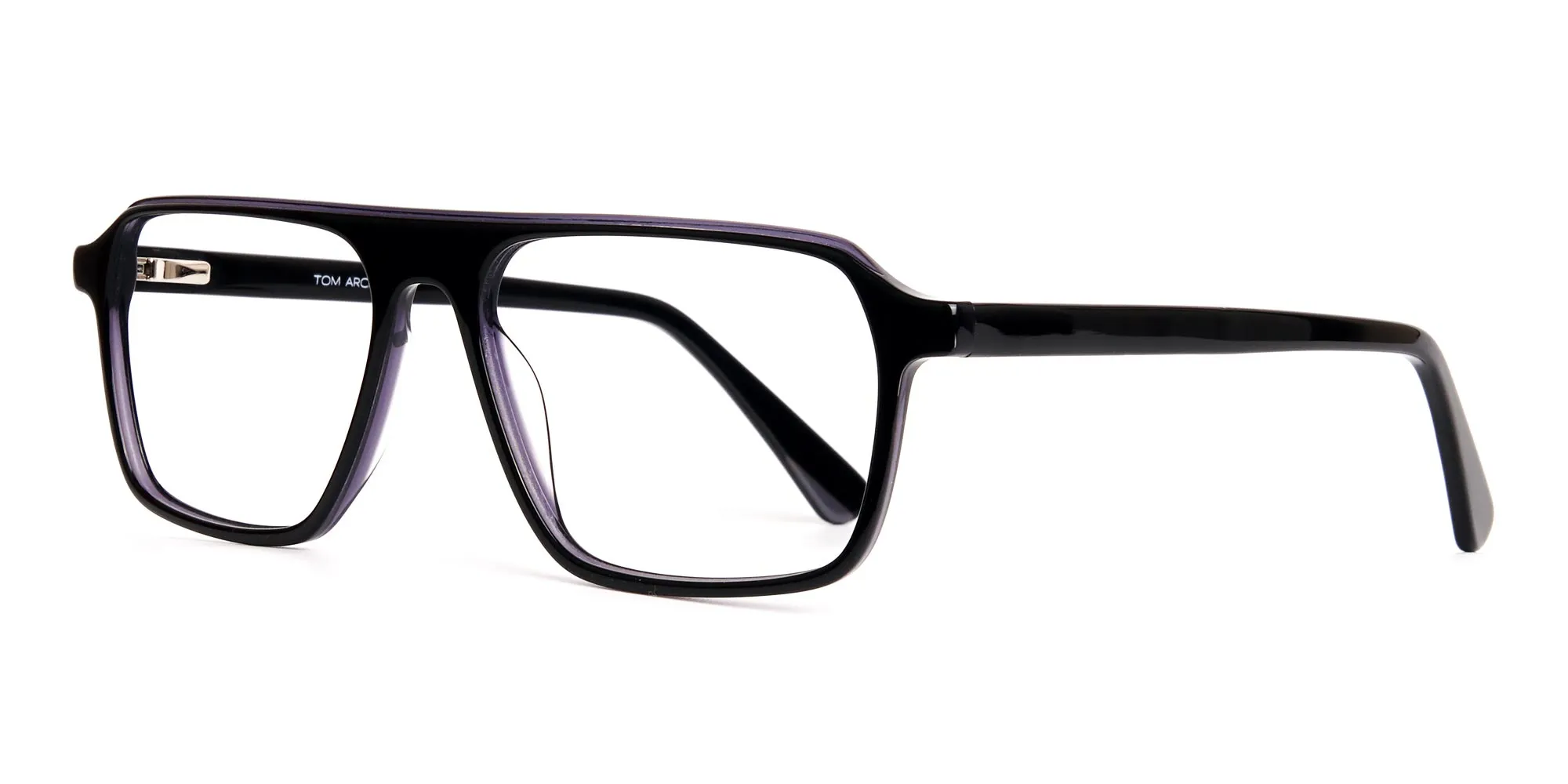 Black and Grey Rectangular Full Rim Glasses frames-2 Black and Grey Rectangular Full Rim Glasses frames-2