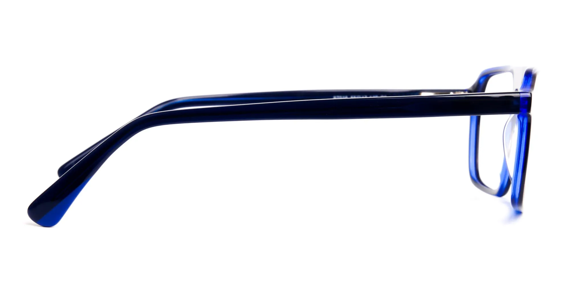 Indigo Blue Rectangular Full Rim Glasses frames-2