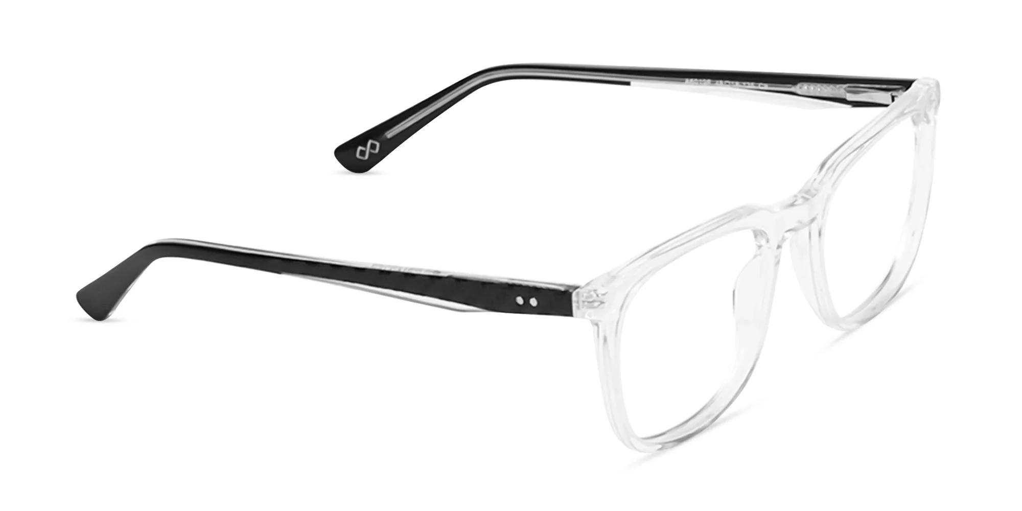 Crystal Clear Square Full Rim Glasses -2