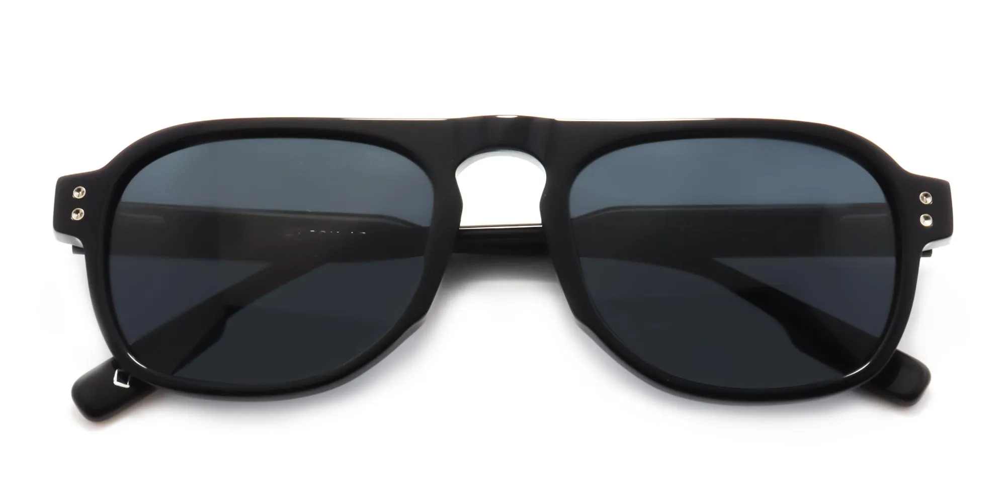Black Pilot sunglasses-2