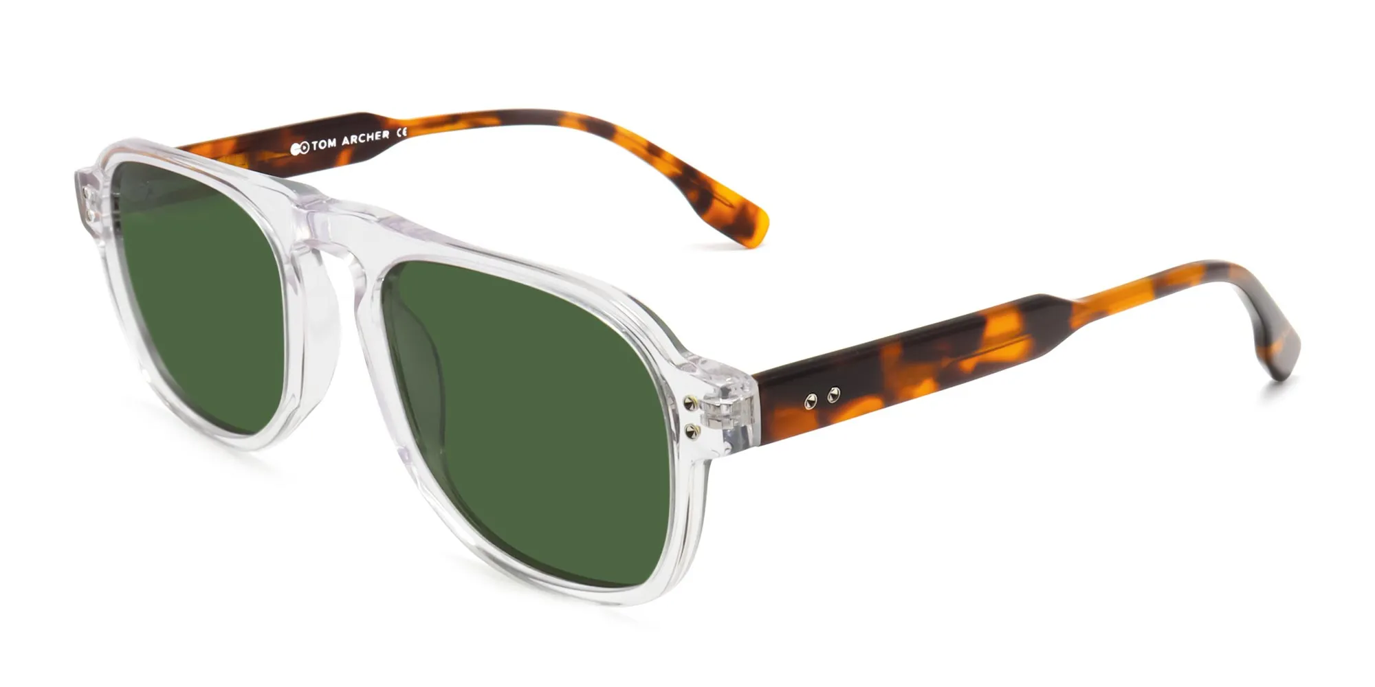 Green Tortoise Shell Sunglasses-2