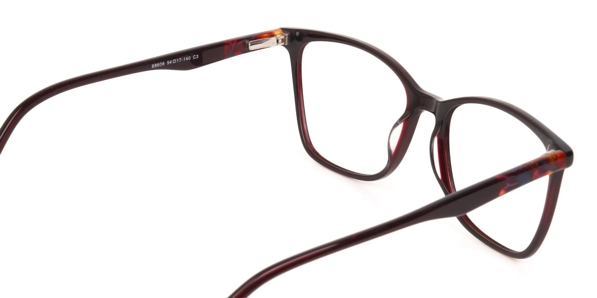 Designer Burgundy Brown Eyeglasses For Women-2