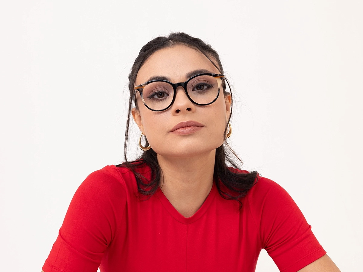 Black Marble Glasses 52