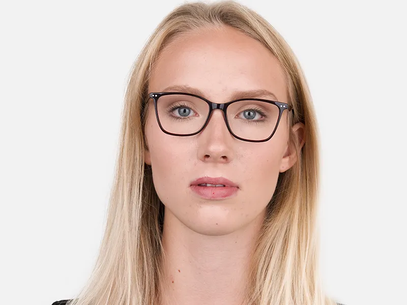 Designer Burgundy Brown Eyeglasses For Women-2