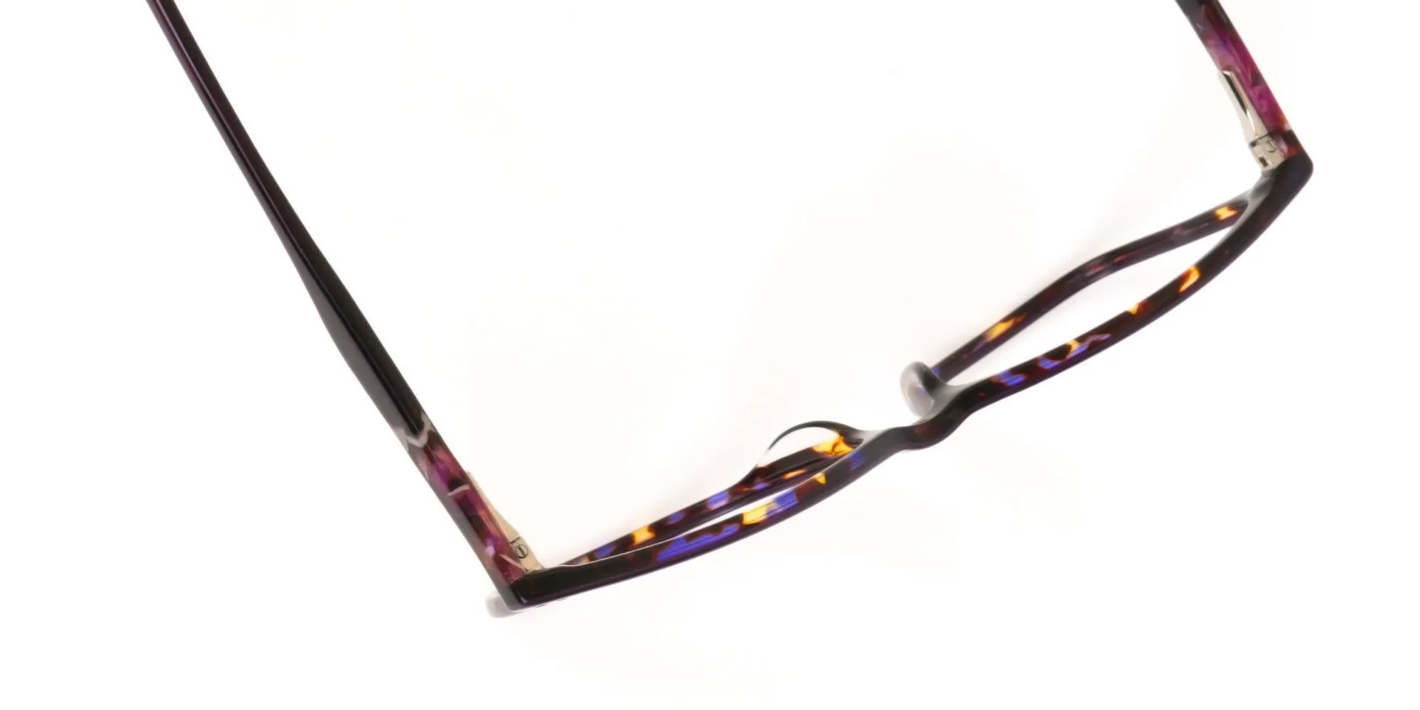 Designer Raisin Purple & Tortoise Eyeglasses Women-2