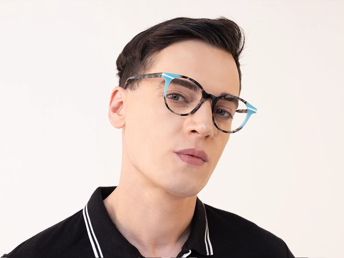 Ice Blue Glasses 42
