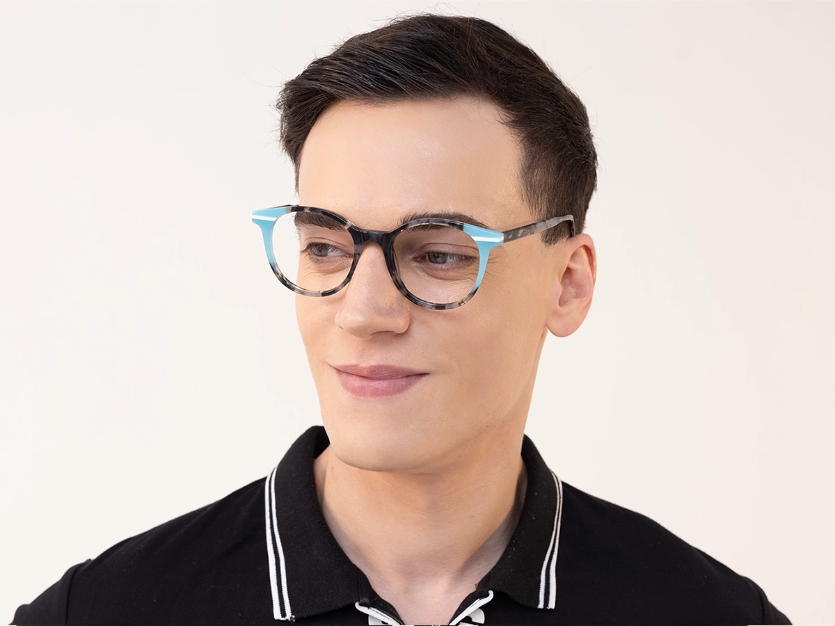 Ice Blue Glasses 43