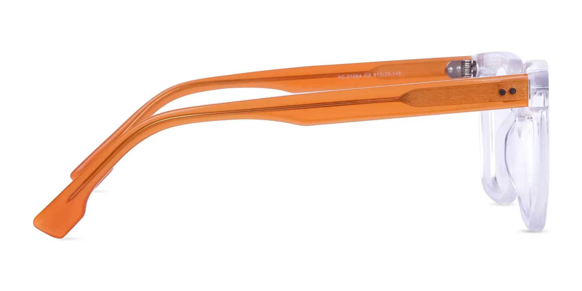 Crystal Clear Square Glasses Frame-2